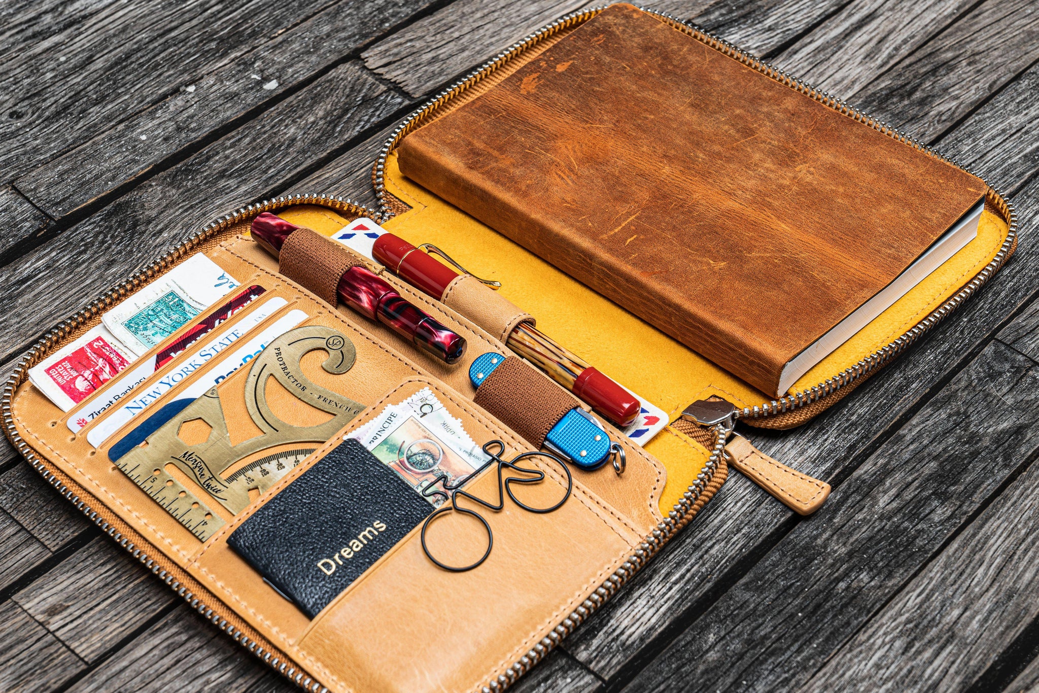 Leather Tool Roll #206 - Nature Tan - Extra Studio