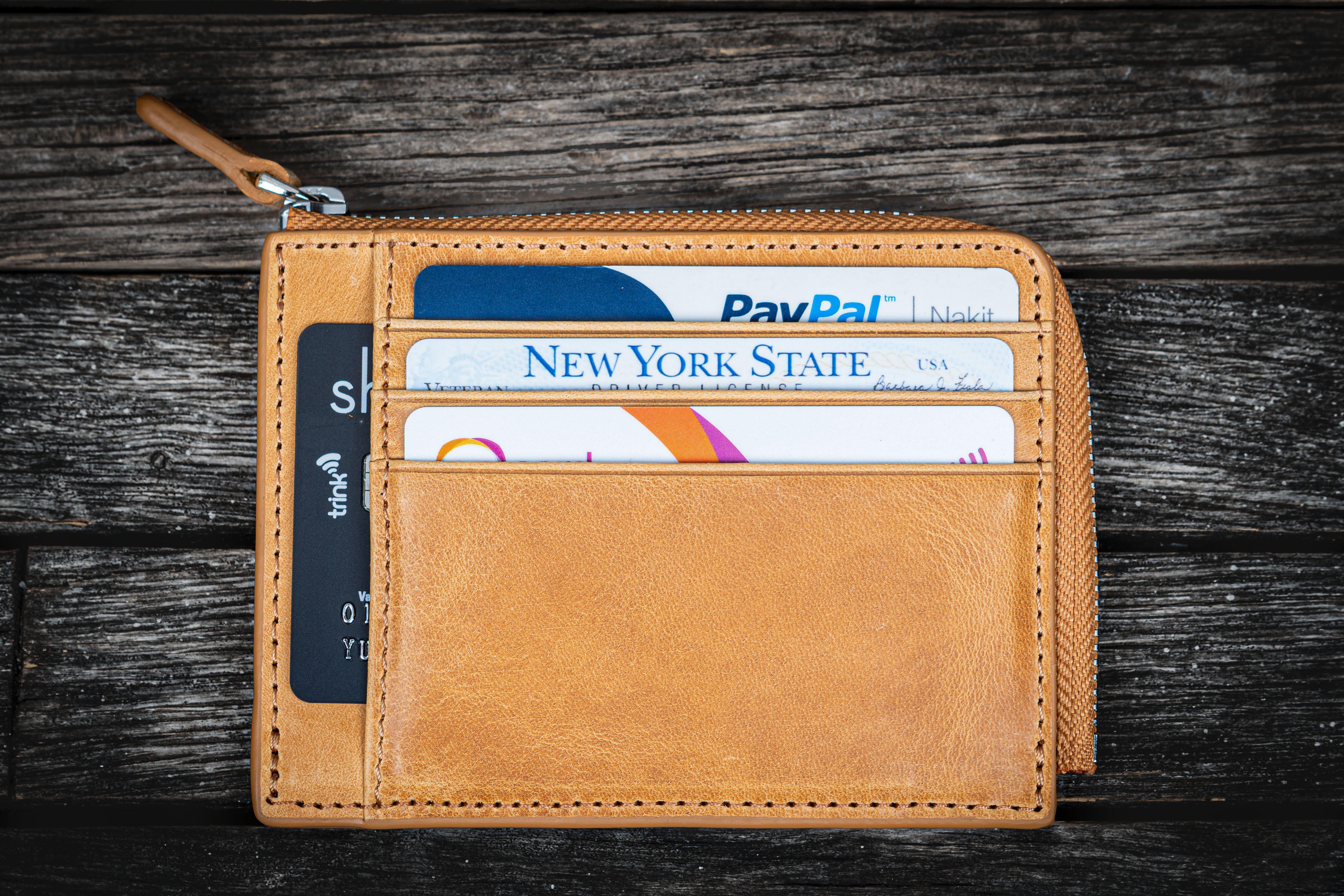 DOUBLE Sided Designer CARD HOLDER Wallet Men Purse Porte Cartes