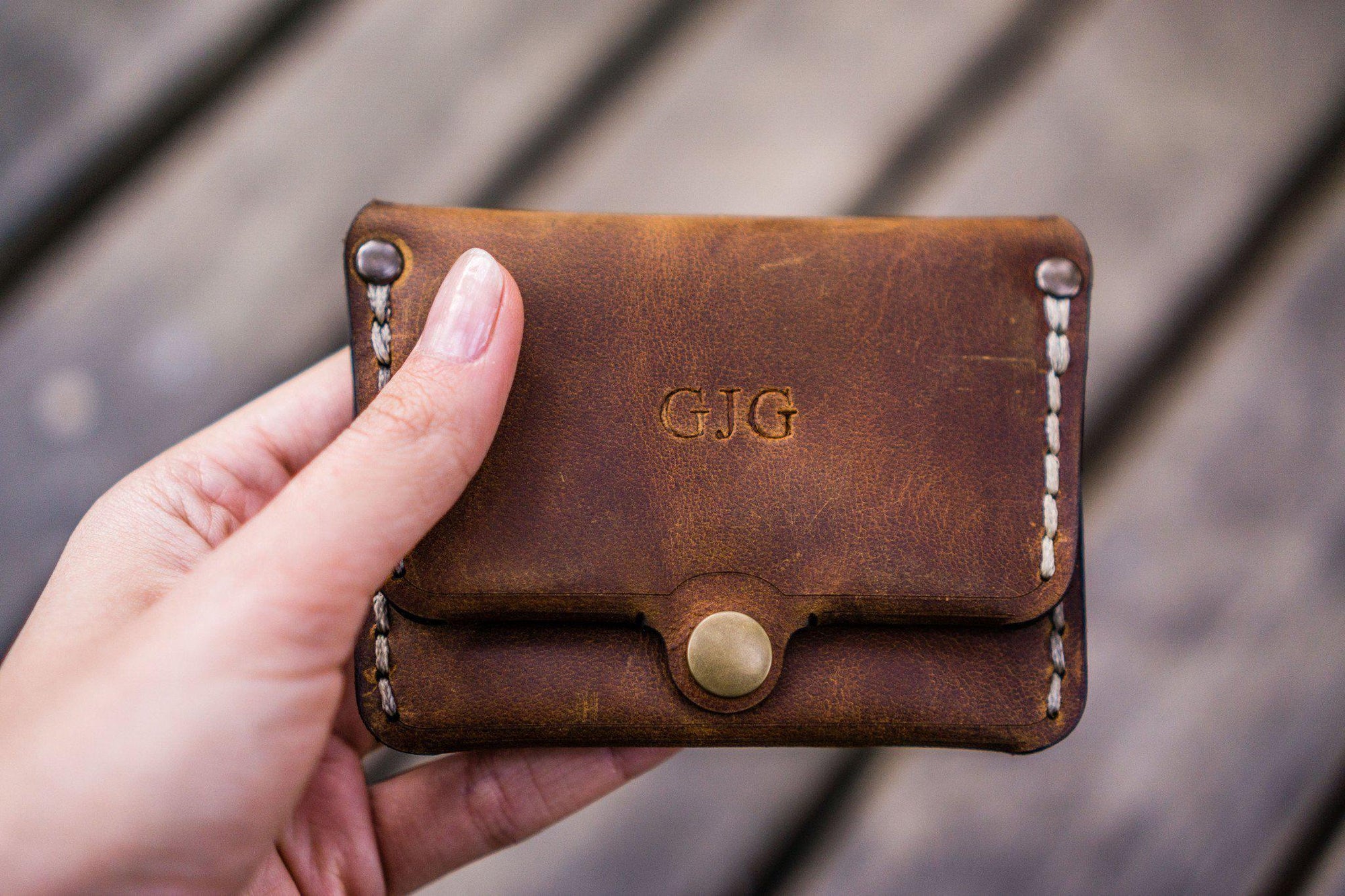 Leather Wallet, Garny No.5, minimalist, men's wallet, simple wallet, on sale handmade wallet, leather wallet, chestnut brown leather, garny No.5