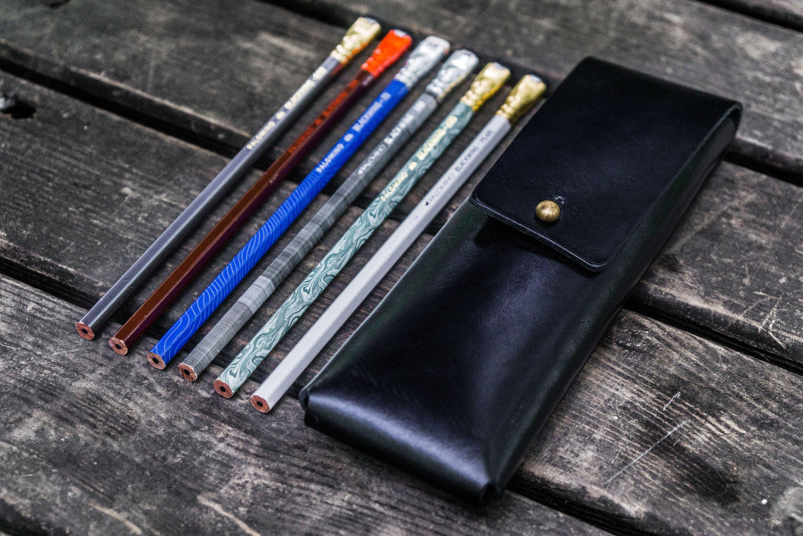 Pencil Case Small PU Leather Pencil Pouch Bag Cute Pencil Cases
