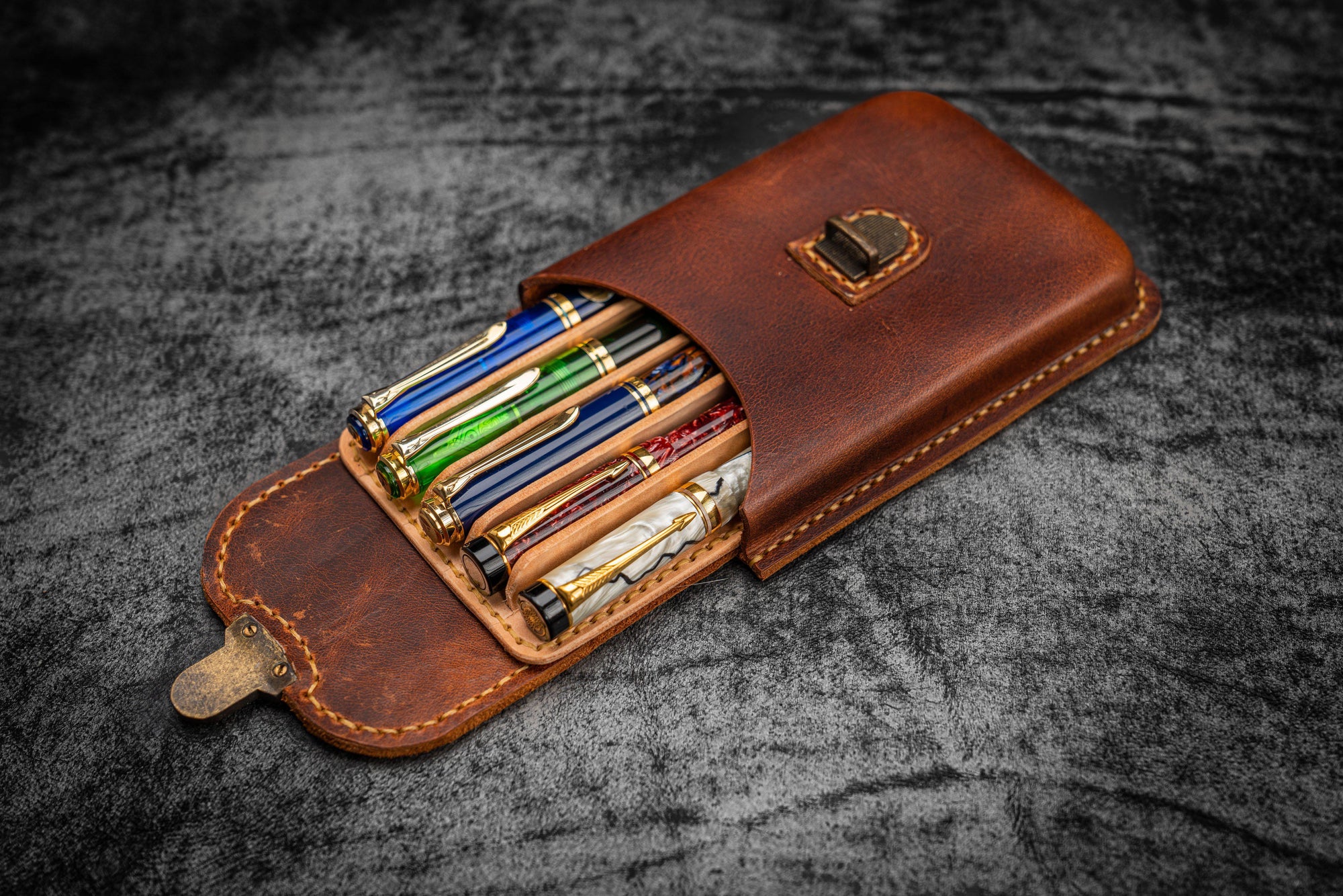 1-2-3 Pen Cases - leather – Franklin-Christoph