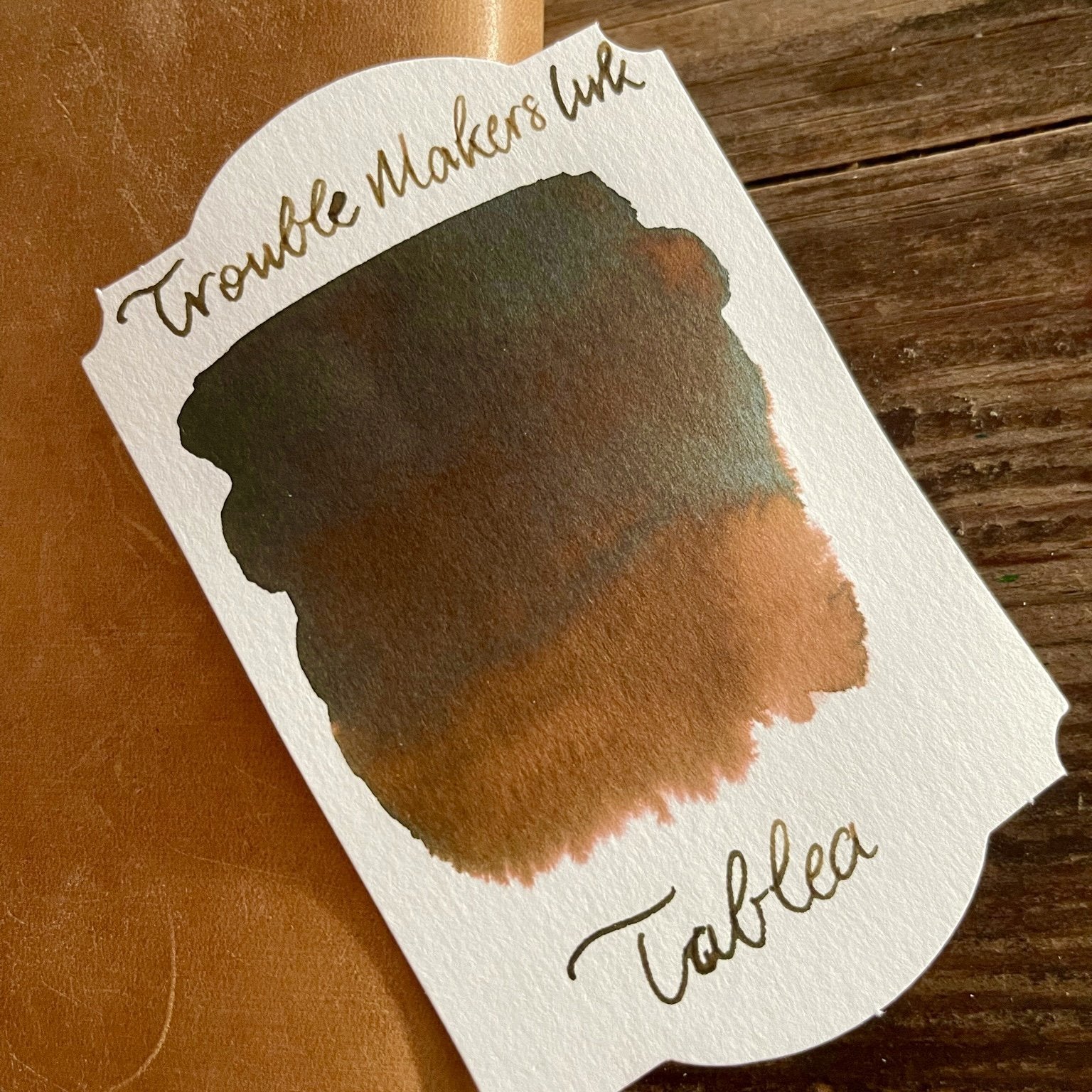 Troublemaker Fountain Pen Inks - Galen Leather