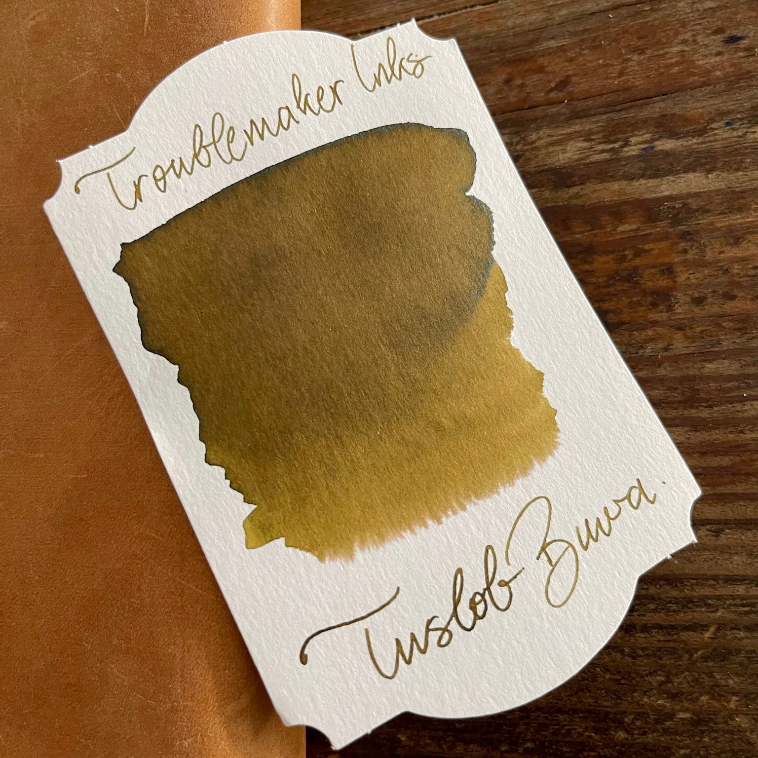 Troublemaker Fountain Pen Inks - Galen Leather