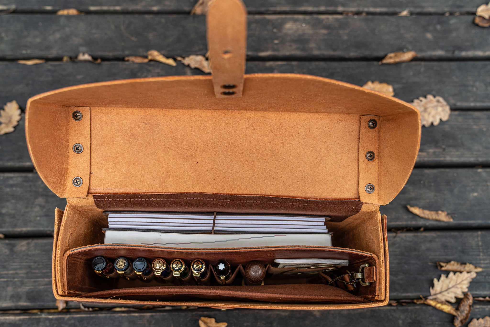 Vintage Leather Pencil Case, Doctors Leather Bags Cases